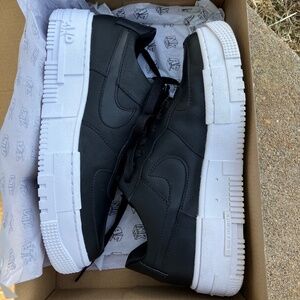 Nike Air Force One Pixel Shoes - W8
